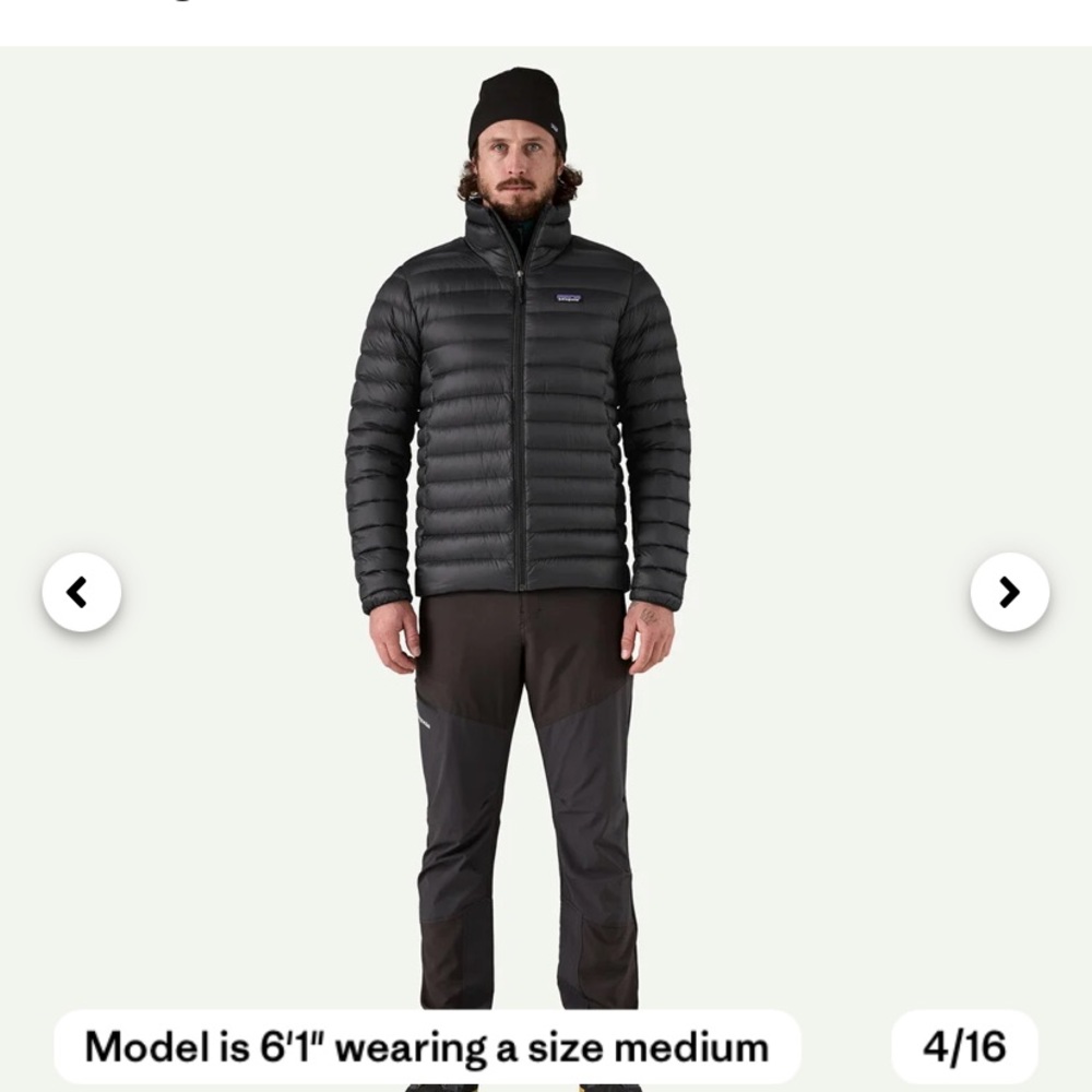 Patagonia Men's Down Sweater Jacket black